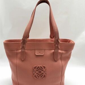 Loewe Leather Medium Size Tote Bag in Blush color Very good condition